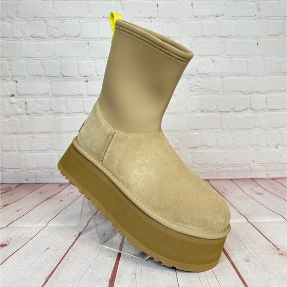 Ugg Classic Dipper 2” Platform Ankle Boots Women’s Size 8 (S/N 1144031) - Picture 1 of 12